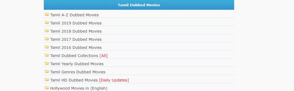 Moviesda Tamil dubbed movies